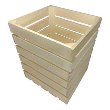 DRVENA KUTIJA ZA POKLOPAC ZA POSUDE ZA CVIJEĆE, TERASA, VRT 32x30x41 CM VELIKA