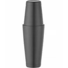 Bar Up BOSTONSKI SHAKER ZA PIĆA I KOKTELE, 2-DIJELNI, 0,8 L, CRNI