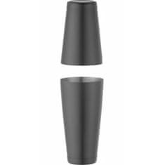 Bar Up BOSTONSKI SHAKER ZA PIĆA I KOKTELE, 2-DIJELNI, 0,8 L, CRNI
