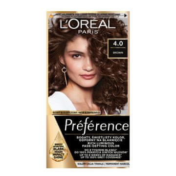 L’Oréal Loreal Preference boja za kosu - 4.0 Tahiti smeđa (2x60ml, 54ml)