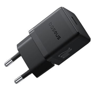 BASEUS MINI ZIDNI PUNJAČ OD 20 W S USB-C KABELOM 60 W 1 M BRZ I SNAŽAN
