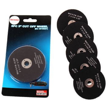 ABRAZIVNE PLOČE ZA REZANJE METALA PROVJERA 75 MM, SET OD 5