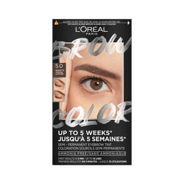 Loreal Brow Color set za bojanje obrva - 5.0 Brunette