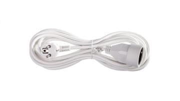 EMOS Produžni kabel 1-utičnica sa/bez 5m /H05VV-F 3x1/ bijela P0115