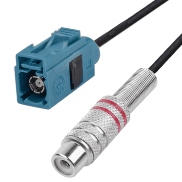 FAKRA adapter s Code-Z utičnice na RCA utičnicu 20 cm