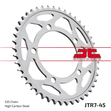 JT R7-45 čelični stražnji lančanik, 45T, veličina 525