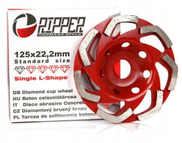 Brusni disk za riper betona 125 mm jedan - L