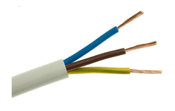 ELT Kućište kabela H03VV-F (OMY) 3x1 žuto-bijelo /25m/