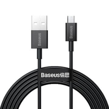 BASEUS Superior USB-A - micro USB 2A kabel od 2 m - crni