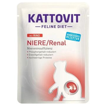 Kattovit | Bubrežni | Vrećica od 85 g - govedina