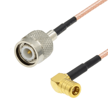 Pigtail SMB utičnica KUTNI / TNC utikač RG316 1m