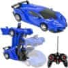 Lean-toys Daljinski upravljani transformirajući robot 2u1 - auto i meh s led efektima i driftom