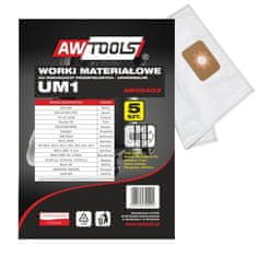 awtools vrećice od mikrovlakana, set od 5, UM1 GAS35/VC3011L/VC3510L/VC3511L/S44