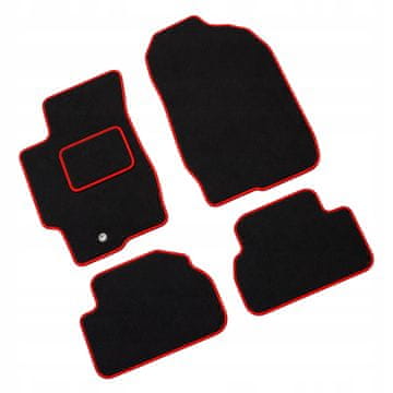 Velur podne prostirke Mazda 6 GG I 2002 - 2008 Auto prostirke za automobile R