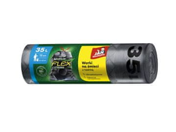 Magnum Flex&Strong vreće za smeće s trakom 35 L - 15 kom. JAN NIEZBĘDNY