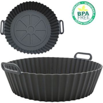 Umeci za pečenje u fritezi, silikonski umetak, kalup za višekratnu upotrebu