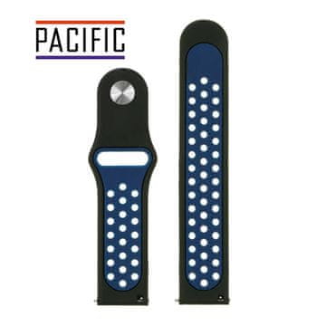 Pacific SILIKONSKI REMEN 20 MM U11 crno-mornarsko plava
