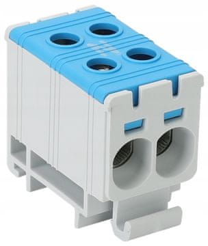 Tracon Electric SPOJNICA SABIRNICE Plava 2 x 2,5-35 mm² 135A TRACON FLEAL-35/2K