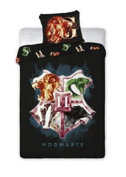 Faro Posteljina za mlade 140x200 Harry Potter grb Hogwartsa