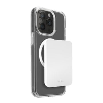 Puro 4200mAh USB-C MagSafe Slim Power Mag prenosna baterija - bijela