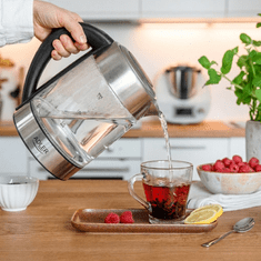 Adler AD 1247 stakleni čajnik 1,7 L s regulacijom temperature
