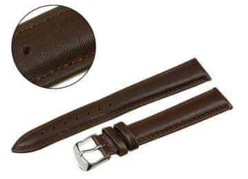 Pacific REMEN 22 MM XL W83L GLATKI tamnosmeđi remen, smeđi šavovi