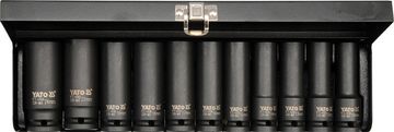 TOYA Set dugih udarnih nasadnih ključeva 1/2", 11 dijelova - YT-1054