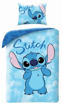 Halantex Pamučna posteljina 140x200 Lilo i Stitch, mladenačka plava