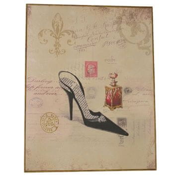 Vintage retro crne cipele pariška modna glamurozna slika