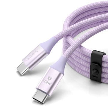 Orico CDX 100W 5A Napajalni USB-C kabel 1m - ljubičasti