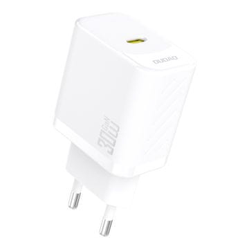 DUDAO 30W PD GaN USB-C brzi zidni punjač - bijeli