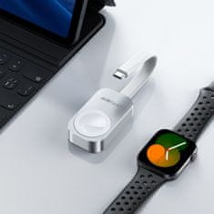 AceFast Bežični punjač za Apple Watch 5W - srebrni