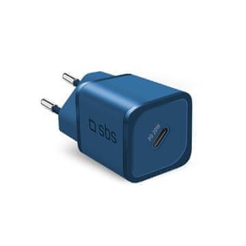 SBS GAN Z POWER DELIVERY 20W ZIDNI PUNJAČ BRZO PUNJENJE PLAVI