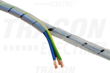 Tracon Electric Bezbojni kabelski omot 13-70 mm