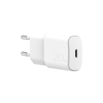 Puro USB-C 20W PD zidni punjač - bijeli