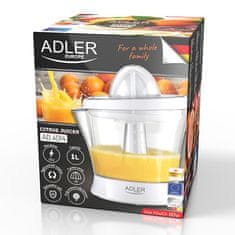 AD ADLER AD 4014 Sokovnik za citruse, 40W, 2 stošca, automatsko pokretanje/zaustavljanje