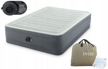 Intex PremAire Queen zračni madrac 203 x 152 x 46 cm s ugrađenim kompresorom #64906 s ugrađenom pumpom