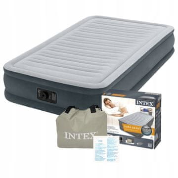 Intex Zračni krevet Comfort-Plush Twin madrac 191 x 99 x 33 cm s ugrađenim kompresorom #67766