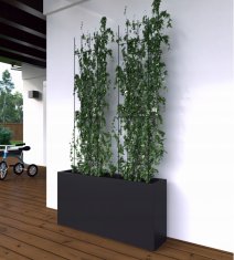 TG77602 Metalna vrtna pergola, potpora za biljke, ruže, cvijeće, set od 3 rešetke.