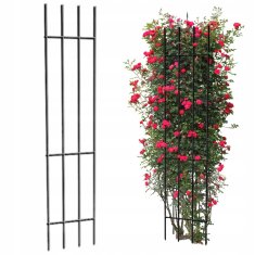 TG77602 Metalna vrtna pergola, potpora za biljke, ruže, cvijeće, set od 3 rešetke.