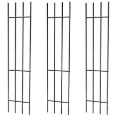 TG77602 Metalna vrtna pergola, potpora za biljke, ruže, cvijeće, set od 3 rešetke.