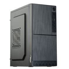 Akyga Micro ATX kućište za AK35BK PC Tower računalo, 2x USB 2.0 crno