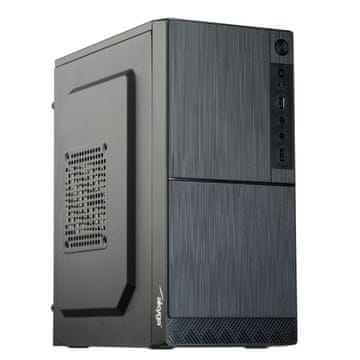 Akyga Micro ATX kućište za AK35BK PC Tower računalo, 2x USB 2.0 crno