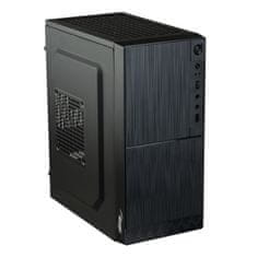 Akyga Micro ATX kućište za AK35BK PC Tower računalo, 2x USB 2.0 crno