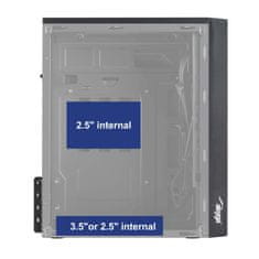 Akyga AK36BK Micro ATX kućište za računalo, PC Tower USB 3.0 crno