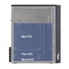 Akyga AK36BK Micro ATX kućište za računalo, PC Tower USB 3.0 crno