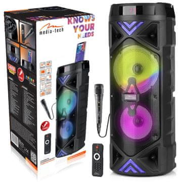 Media-Tech BOOMBOX+ - Bežični Bluetooth zvučnik. Set s daljinskim upravljačem.