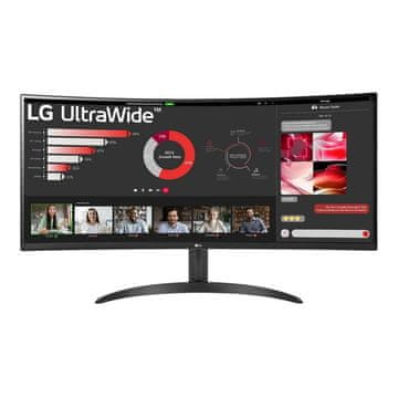 LG 34" UltraWide 34WR50QK-B WQHD 2xHDMI DP monitor