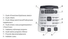 MAESTRO Multicooker, električni lonac 5 l, 17 programa