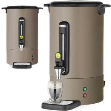 Hendi Aparat za kavu s slavinom i posudom za kapanje UNIQ 14 l 1750 W - taupe